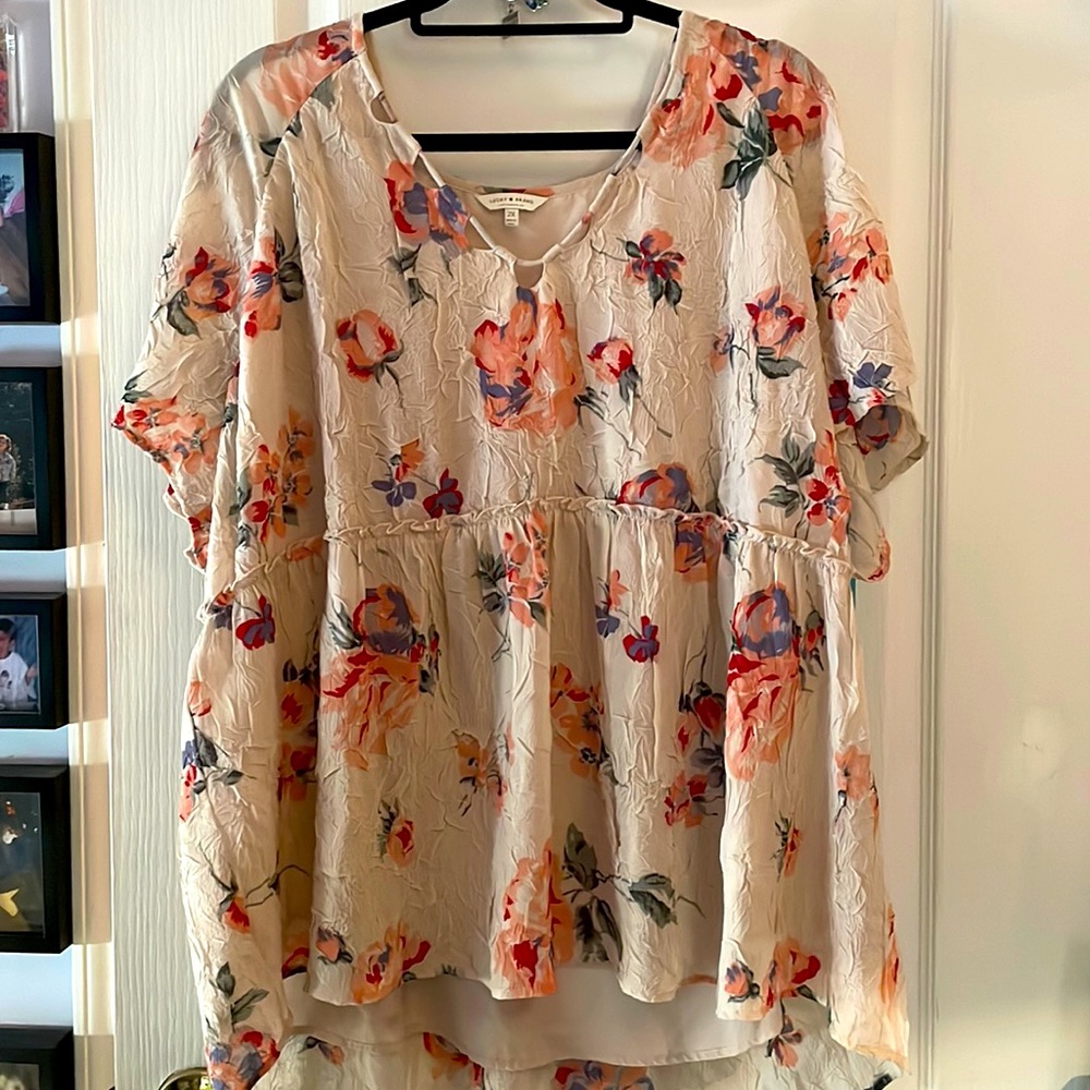Peplum Floral Shirt